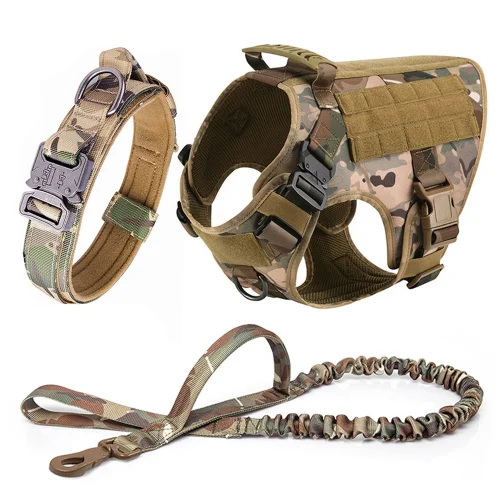 Pet Tactical Vest  Military Dog  Training  For Medium and Large Dogs