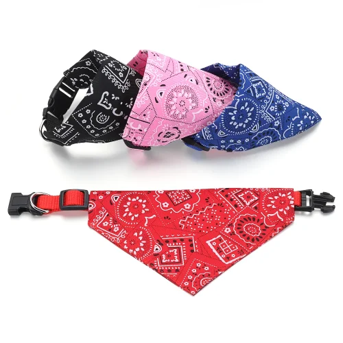 Adjustable Triangular Bandage For Pet Dog  Washable Scarf Bandana Collar Party Dress Up
