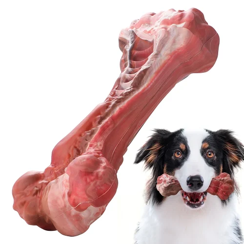 MASBRILL Dog Toys For Aggressive Large Dogs Bone-Shaped Indestructible Dog Toys Nylon